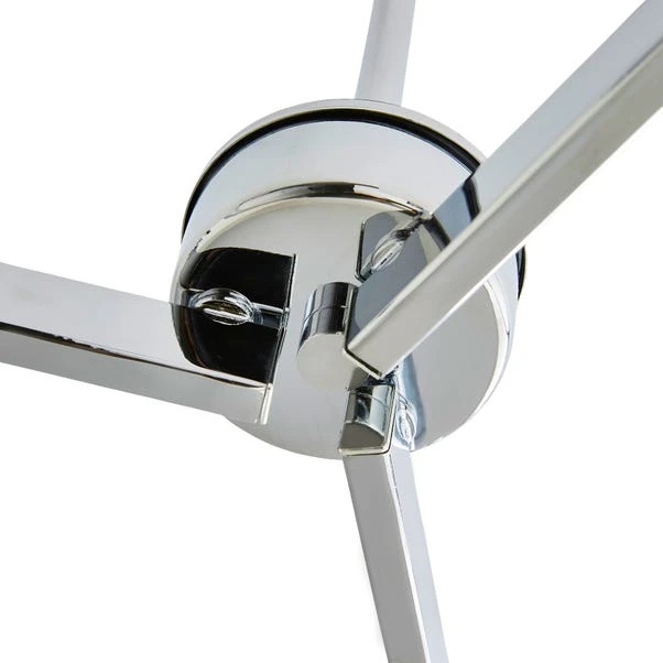 Dunelm Erin Frosted 3 Light Ceiling Fitting 6 Dunelm Erin Frosted 3 Light Ceiling Fitting - Image 4