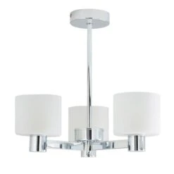 Dunelm Erin Frosted 3 Light Ceiling Fitting 12 Dunelm Erin Frosted 3 Light Ceiling Fitting -Lighting Heaven 30818153 alt04