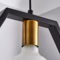 Dunelm Hexa 1 Light Ceiling Fitting -Lighting Heaven 30818432 alt02