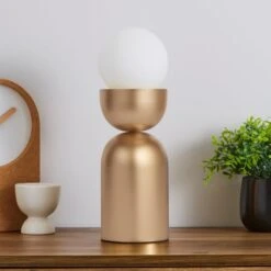 Dunelm Lunebar Touch Table Lamp -Lighting Heaven 30818434 alt01