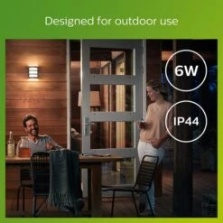 Philips Python Integrated LED Outdoor Wall Light, Warm White 13 Philips Python Integrated LED Outdoor Wall Light, Warm White -Lighting Heaven 30838312 alt05